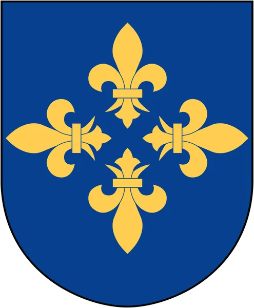 Coat of arms of the city of Enkoping. Sweden