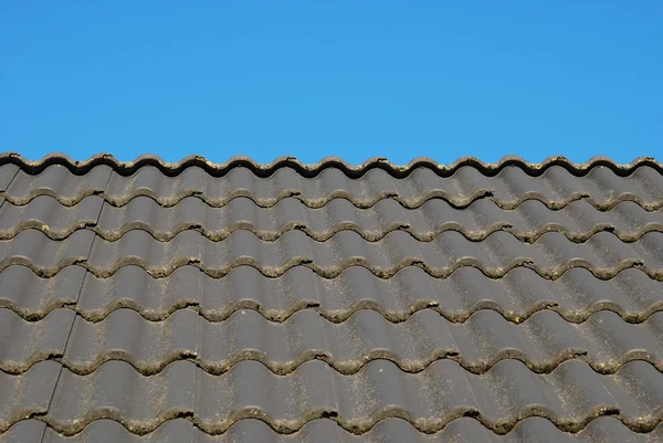 Roofing tiles background