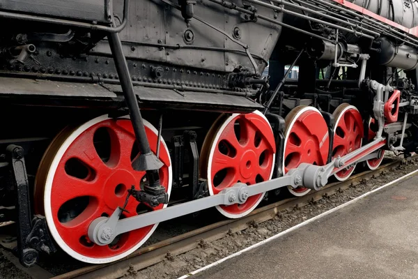 The locomotive in the city Museum.