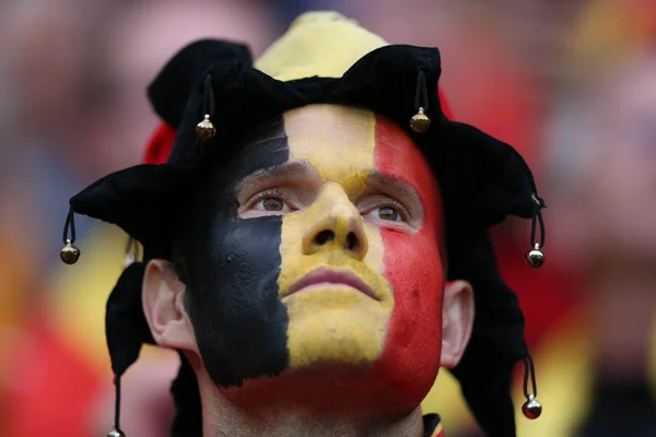 Fan of Belgium in the stands