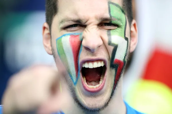 Fan of Italy in the stands