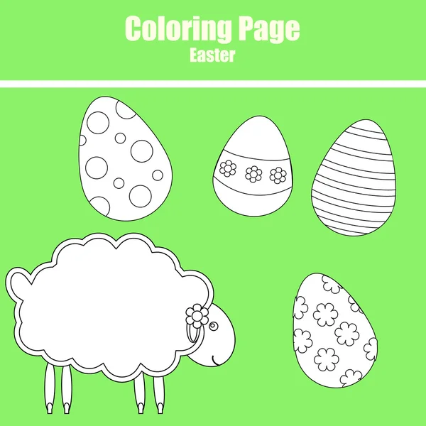 Coloring page. Easter