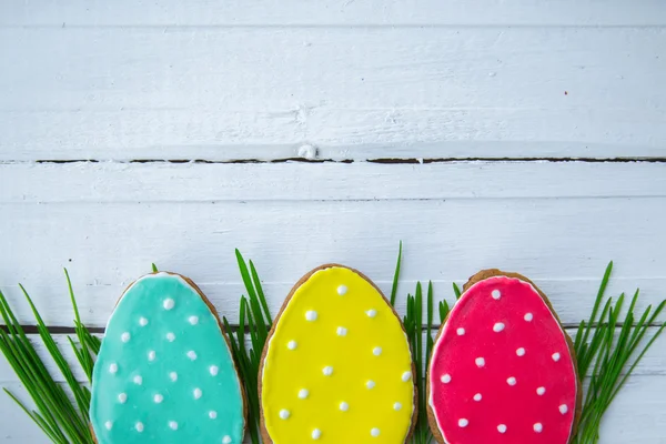 Bright Spring. Happy easter. Easter background. Easter cookies.