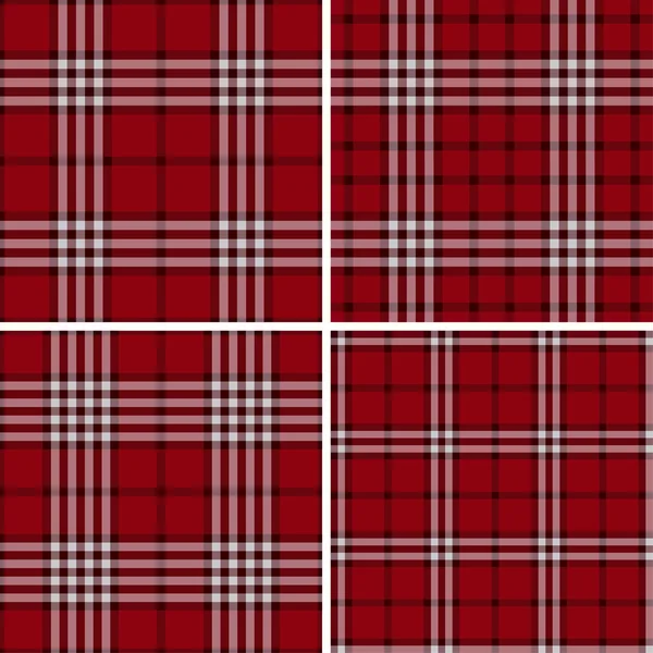 Red Check Plaid Patterns