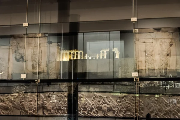 Parthenon Acropolis Museum Night reflections