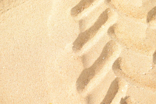 Tyre traces on dry sand background for articles about traveling