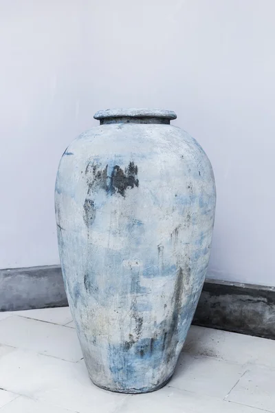 Blue vintage vase greek style