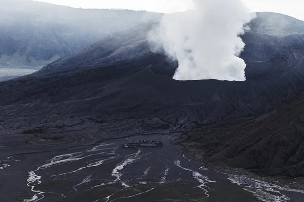 Bromo volcano eruption