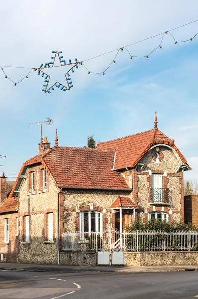 Typical red brick house