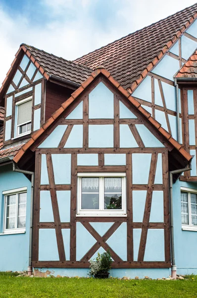 Typical timber frame house
