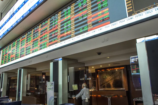 Sao Paulo, Brazil, March 14, 2016. Bovespa Stock Brokers Trading in Sao Paulo, Brazil