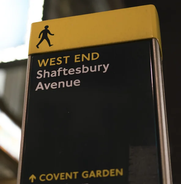 Shaftesbury Avenue in London West End LONDON, ENGLAND - FEBRUARY 22, 2016