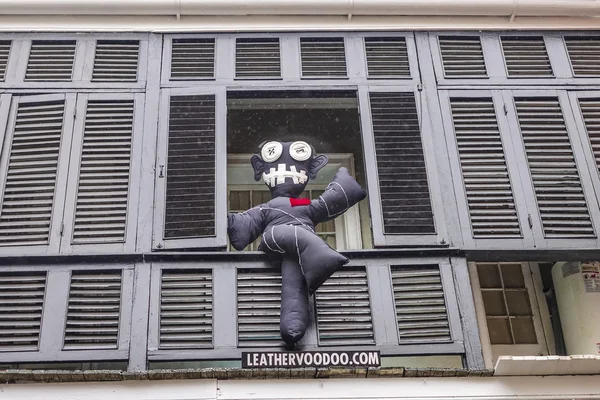 Voodoo Doll in French Quarter of New Orleans - NEW ORLEANS, LOUISIANA - APRIL 18, 2016