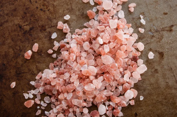 Pile of Himalayan pink salt