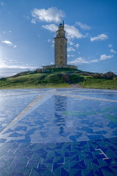 The Tower of Hercules and the Rose of the Winds