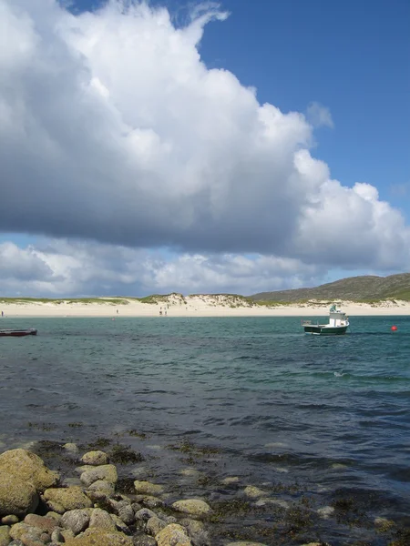 Vatersay Bay, outer Hebrides, Scotland on a sunny summer\'s day