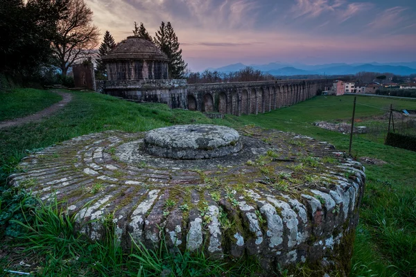 Historic aqueduct, Lucca, Tuscany, Italy