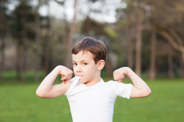 Health,   boy,  shows , muscles, strength,   summer, training, fitness, kid