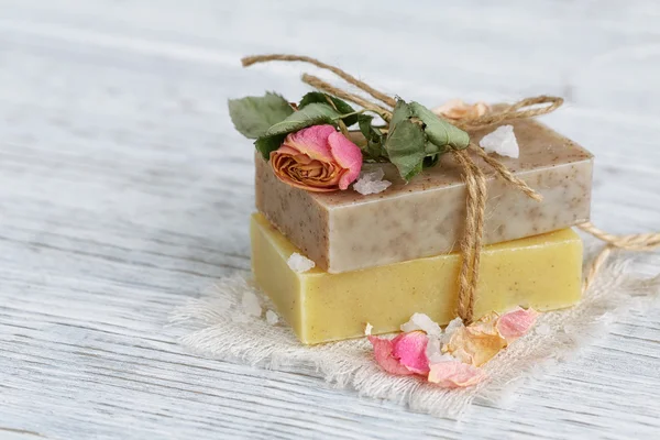 Natural handmade soap with fragrant herbs