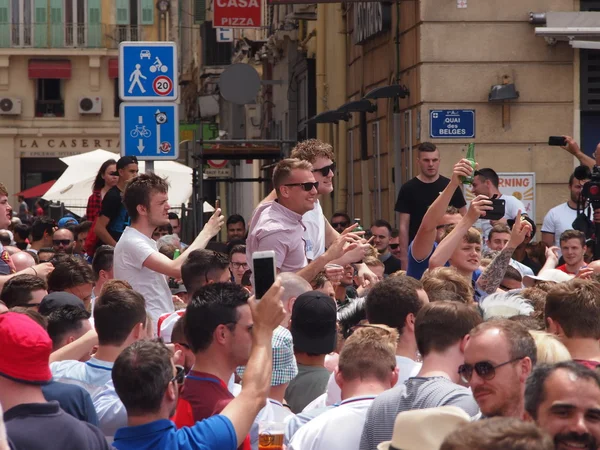 England fans in Marseille
