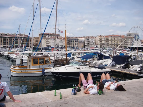 England fans in Marseille