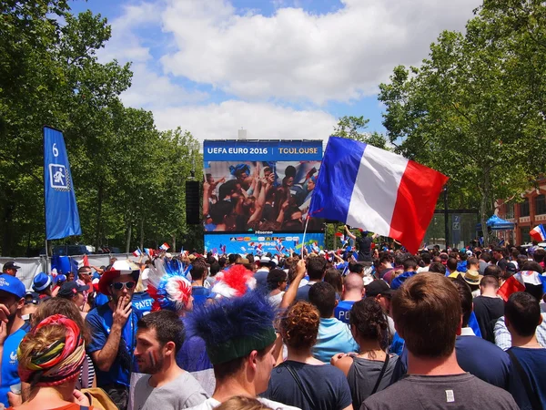 French fans in fan zone