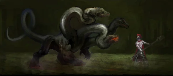 Hydra the snake monster from Greek mythology
