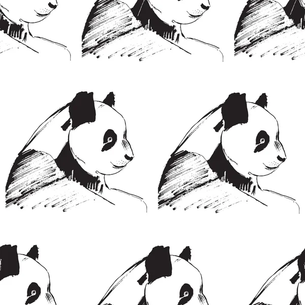 Panda animal wild pattern