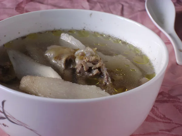 Double stewed fish soup with Chinese yam