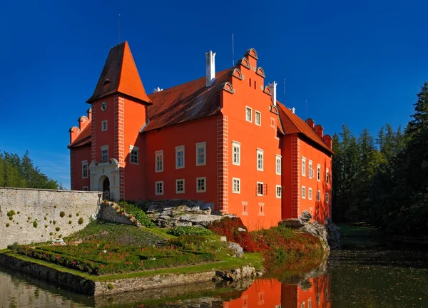 Fairy tale red castle
