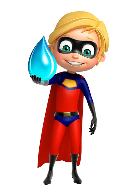 Superboy with Water drop