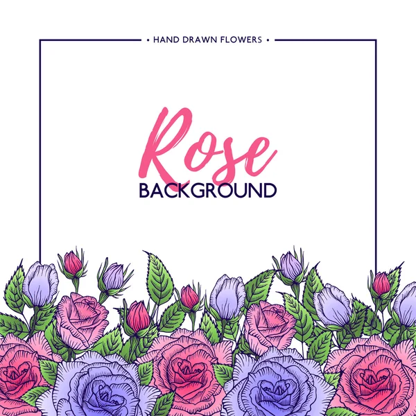 Flower rose background