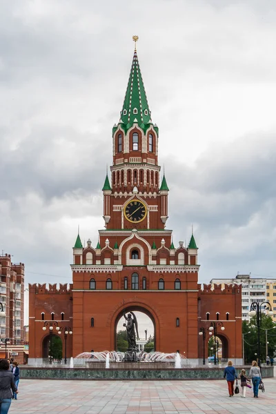 Annunciation Tower. The Republic of Mari El, Yoshkar-Ola, Russia. 05/21/2016. The Republic of Mari El, Yoshkar-Ola, Russia. 05/21/2016.