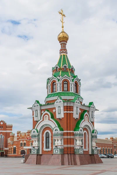 Chapel of St. Peter and Fevronia of Murom area at the Patriarchal Republic of Mari El, Yoshkar-Ola, Russia. 05/21/2016