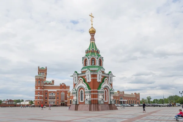 Chapel of St. Peter and Fevronia of Murom area at the Patriarchal Republic of Mari El, Yoshkar-Ola, Russia. 05/21/2016