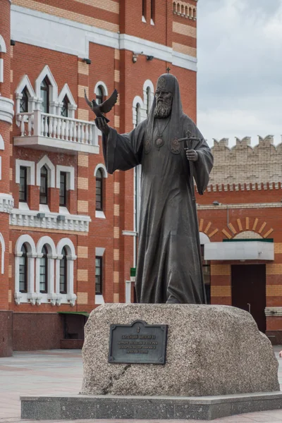 Monument St. Alexis 2. The Republic of Mari El, Yoshkar-Ola, Russia. 05/21/2016.