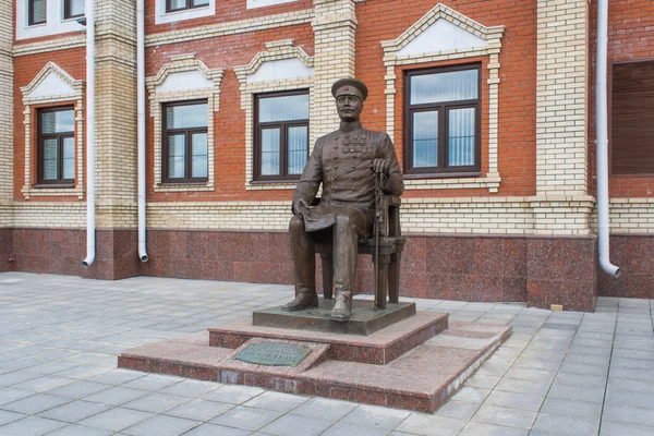 Monument to Baron Alexander von Keller. The Republic of Mari El, Yoshkar-Ola, Russia. 05/21/2016