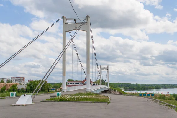 The park stayed bridge. The Republic of Mari El, Yoshkar-Ola, Russia. 05/21/2016