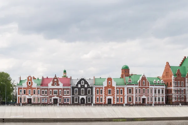 Area Gogol and beautiful home on the square. The Republic of Mari El, Yoshkar-Ola, Russia. 05/21/2016