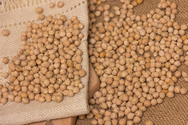 Chickpea on a sack