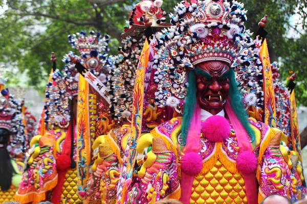 Holy generals parade on Matsu Temple Fair