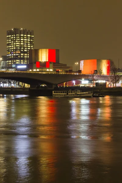 National Theatre support Belgium with a black, yellow and red flag.