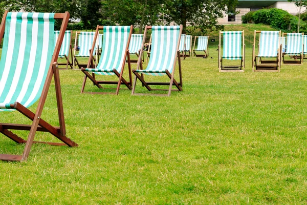 Deck Chairs in Green Park