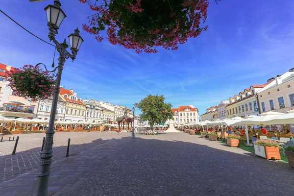 A view of the Rzeszow city. The old square. Poland
