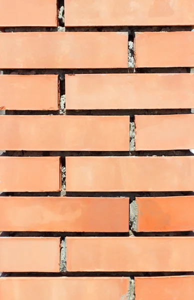 Masonry bricks close up. wall of bricks