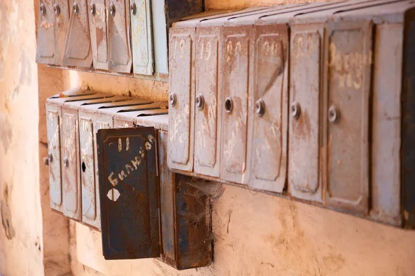 Lot of old mailboxes