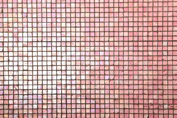 Red and pink small mosaic tiles background.