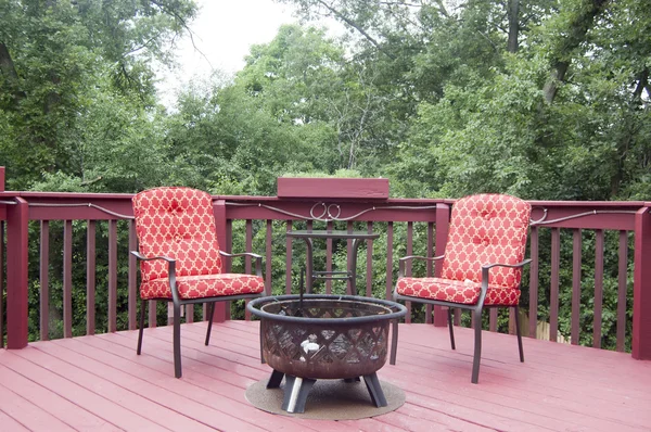 Fire Pit with Table and Chairs