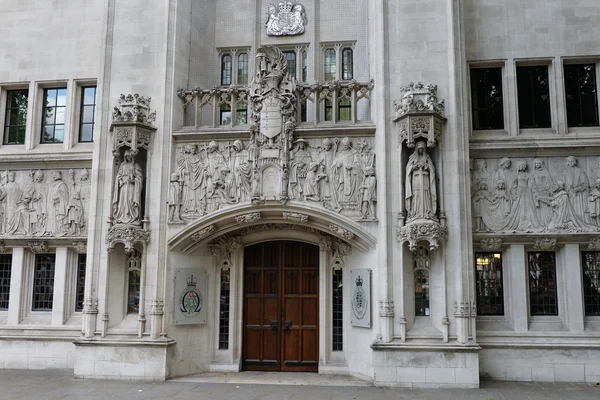 View of the Supreme Court at Middlesex Guildhall in Westminster.