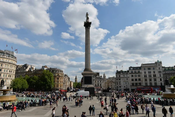 View of Nelson\'s Column in Trafalgar Square